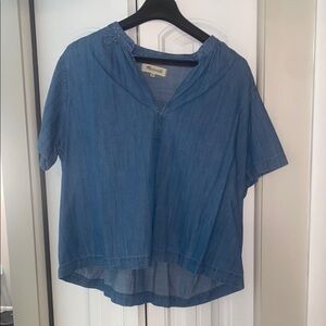 Madewell Denim Blue Blouse